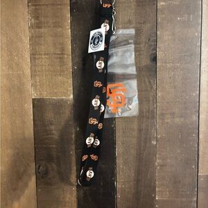 San Francisco Giants Black and Orange Lanyard